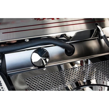 2pc Brushed Stainless Steel Lower Fuel Rail Covers for 2016-2019 Chevy Camaro SS
