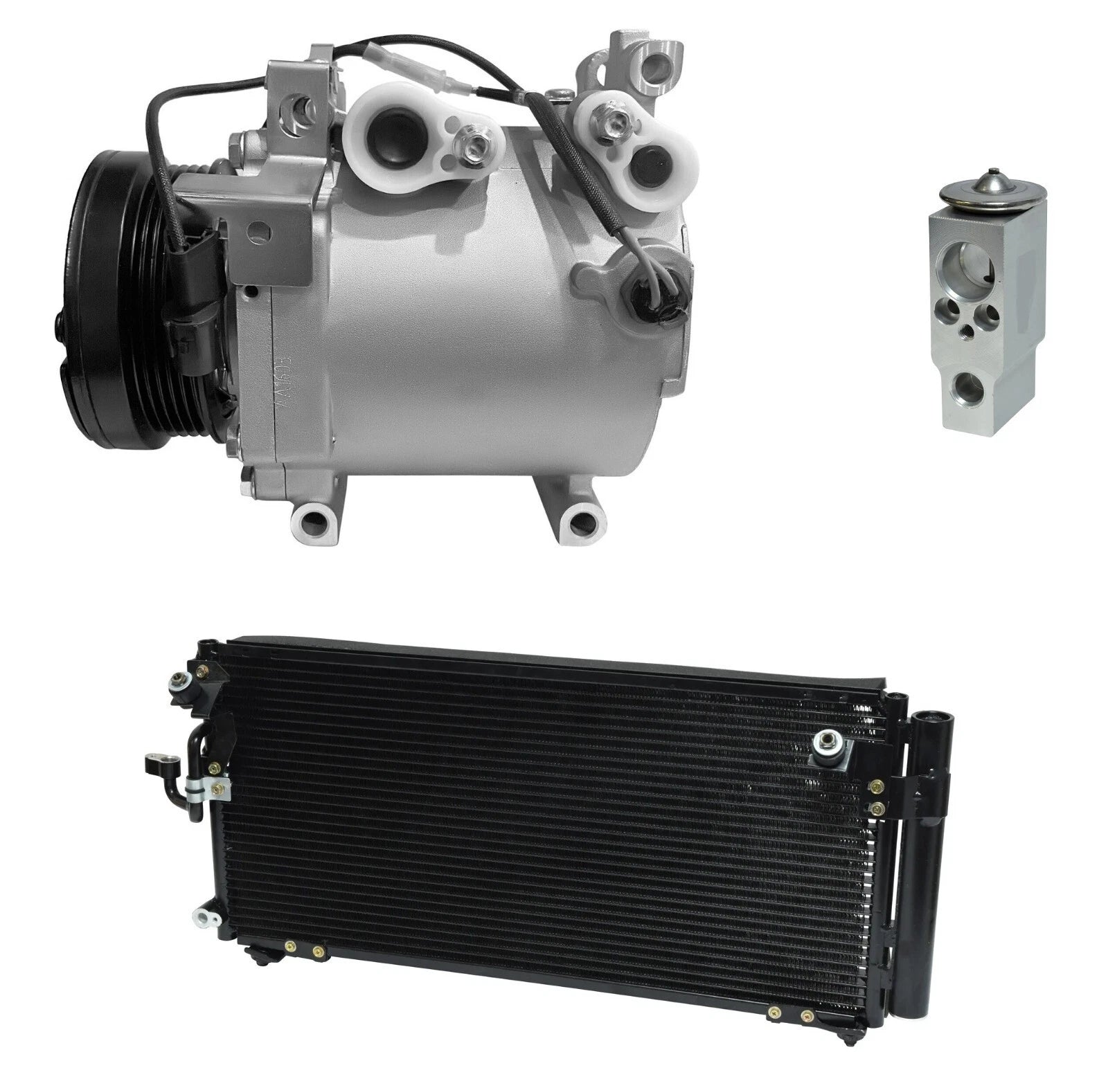 AC Compressor Kit With Condenser for Mitsubishi Eclipse 2.4L (2000–2005)
