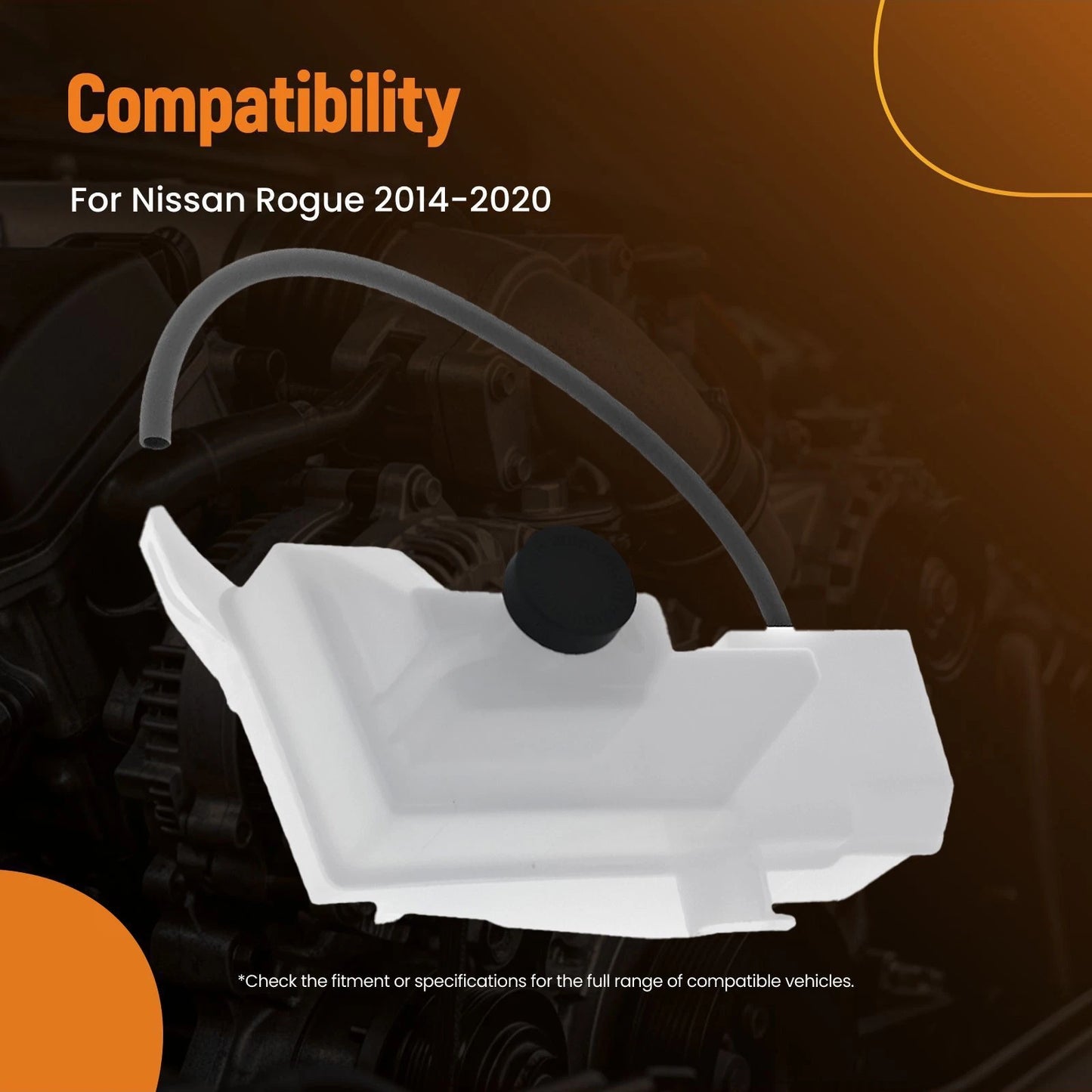 Coolant Overflow Tank System for Nissan Rogue 2014–2020