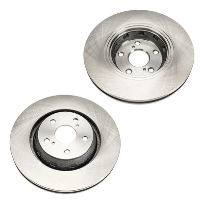 2PC Front Brake Disc Rotors for Toyota Venza (2009–2015)