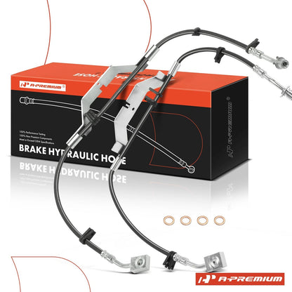 2X Rear Brake Hydraulic Hose for Chevy C4500 GMC C5500 (2003–2009)
