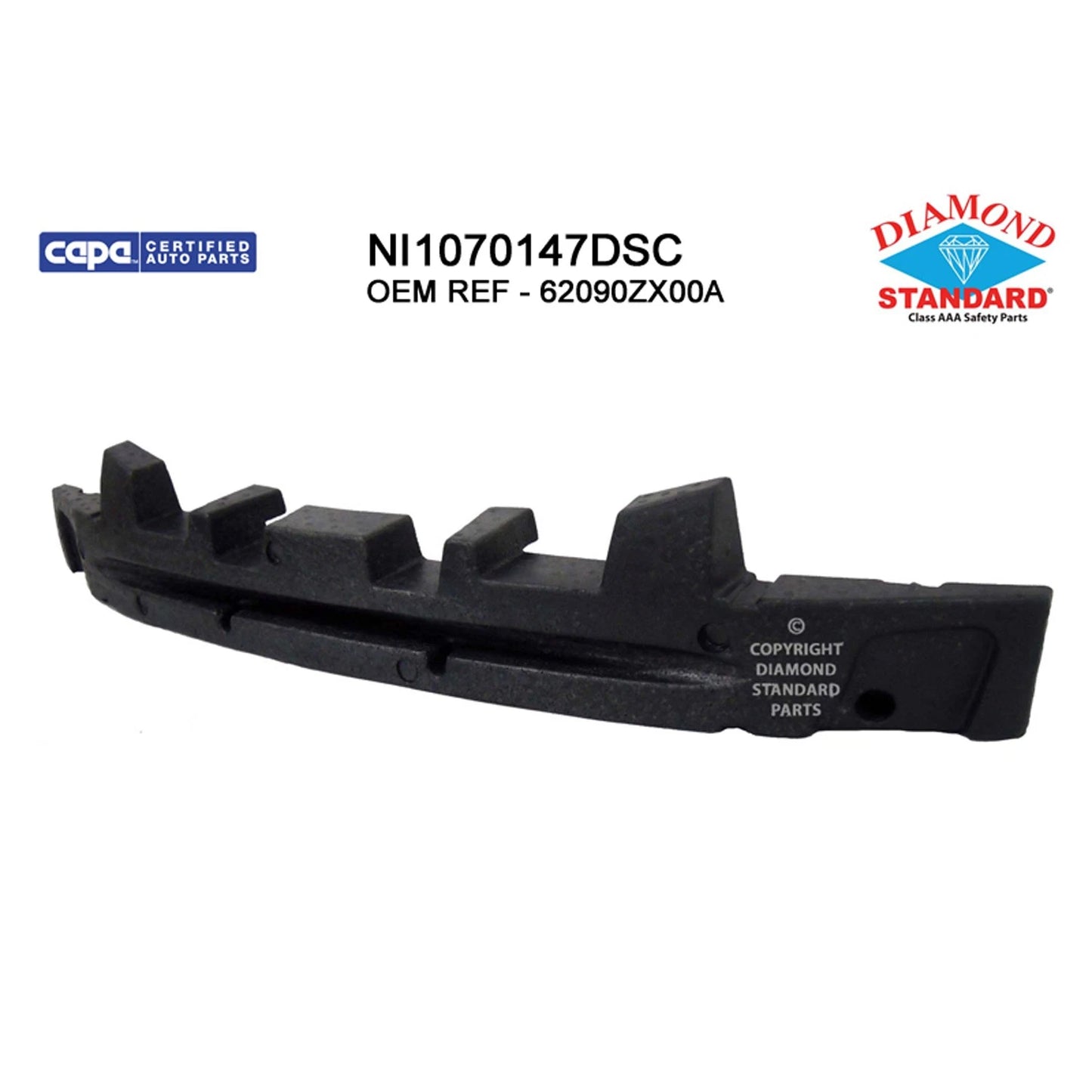 Front Bumper Impact Absorber Replacement Expanded Polypropylene for Toyota (2005–2015)