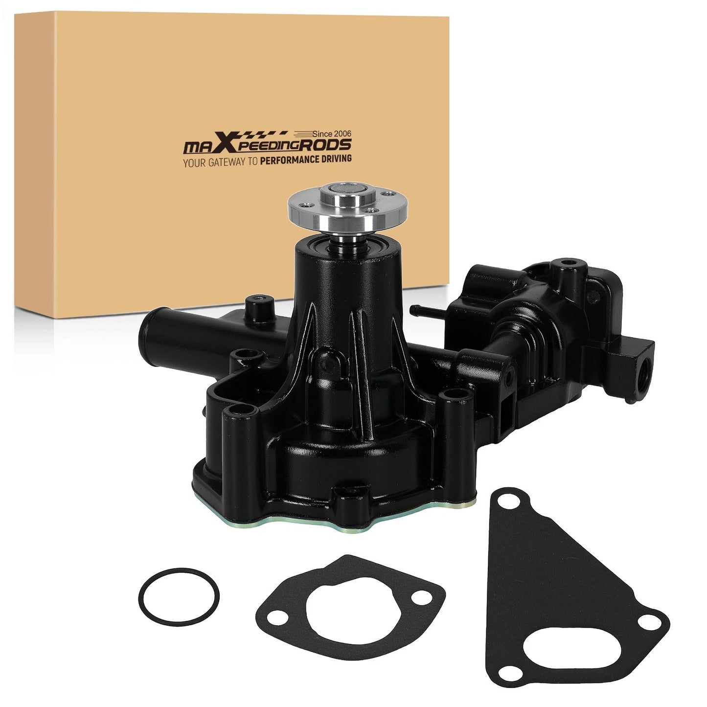 Engine Cooling Pump for John Deere 3235C 3245C (AM882090) 2000–2005 Aluminum Housing