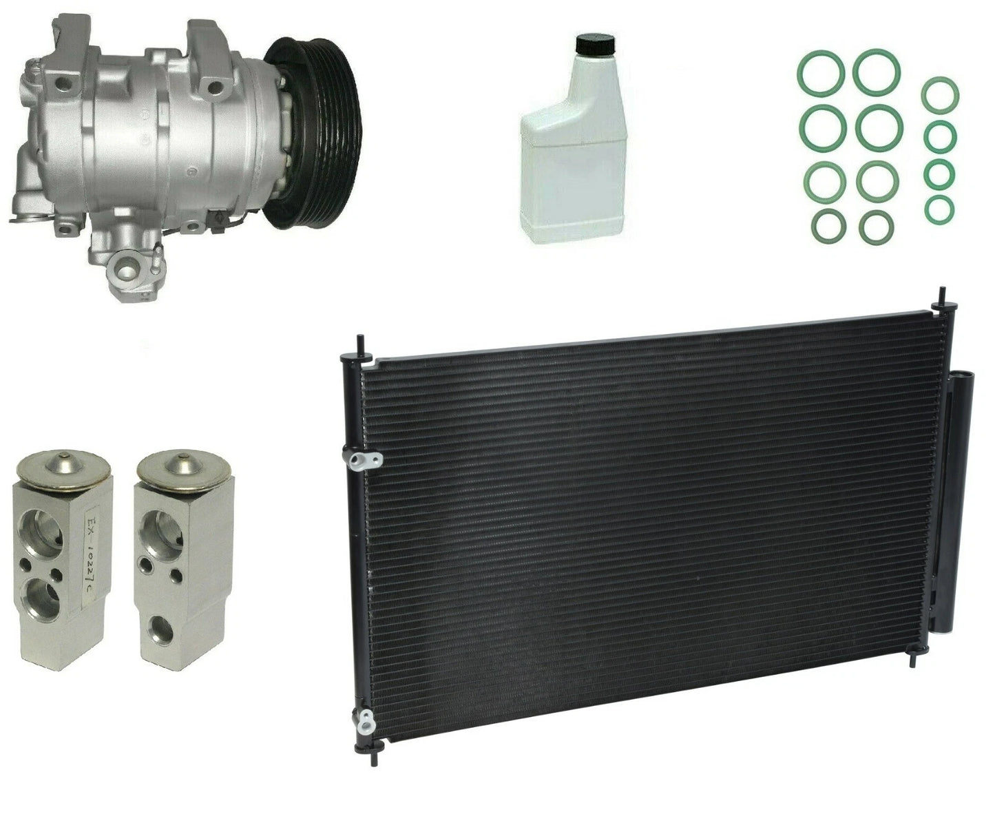 AC Compressor Kit Replacement With Condenser for Nissan Xterra (2005–2010)