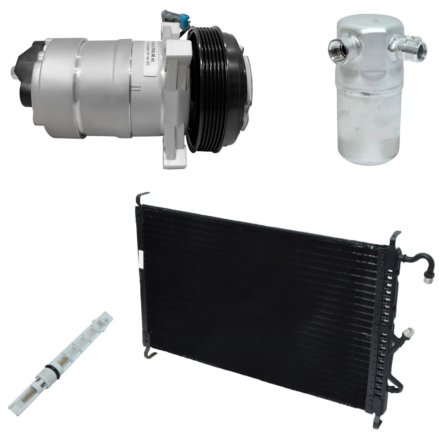 AC Compressor Kit With Condenser for Oldsmobile Cutlass Cruiser 3.8L (1991–1991)