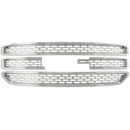 Premium FX 4pc Chrome ABS Grille Insert for 2015-2020 GMC Yukon XL SE/SLT