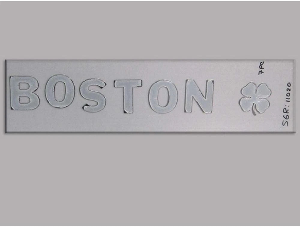 7pc. Luxury FX "Boston" and Clover Emblem Decal Set - LUXFX3713
