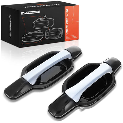 2X Rear Exterior Door Handle for Chevy Colorado GMC Canyon (2004–2012)