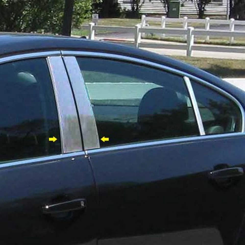 Chrome Pillar Post Set 4pc for 2011–2017 Buick Regal
