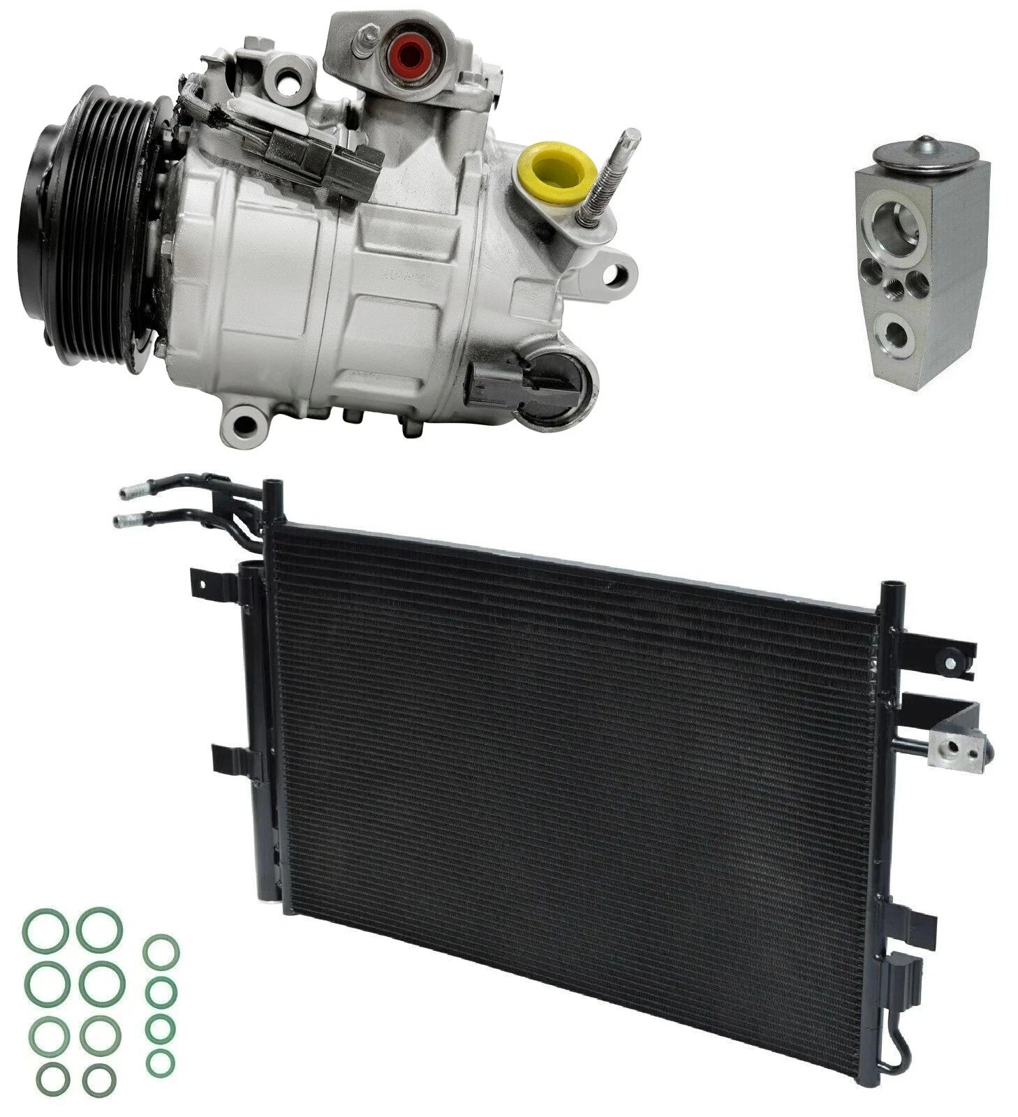 AC Compressor Kit With Condenser for Lincoln MKT 3.7L V6 (2013–2019)