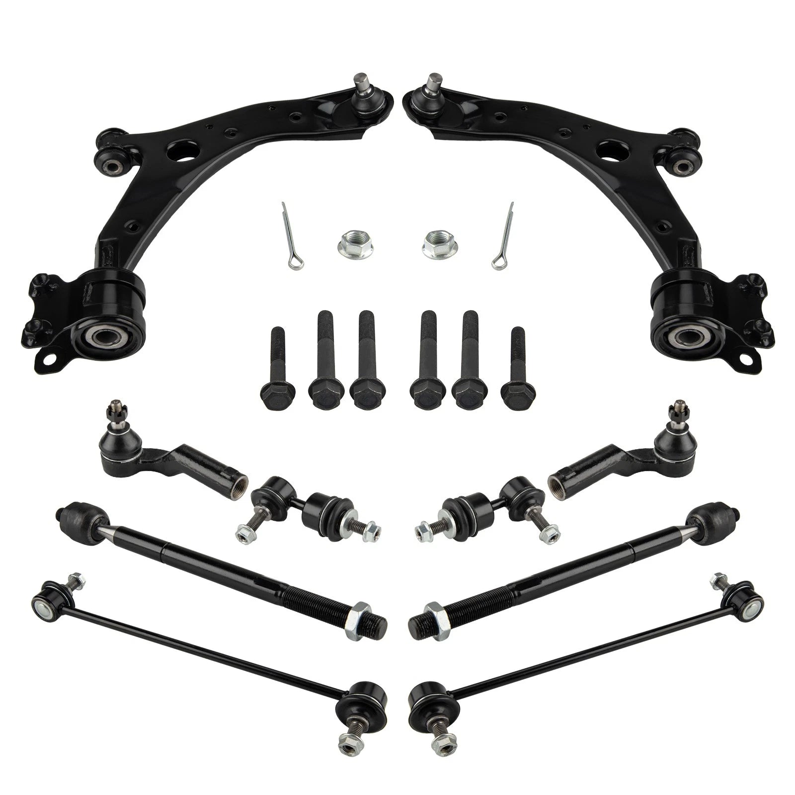 Front Lower Control Arms with Ball Joints for Mazda 3 (2004–2009)