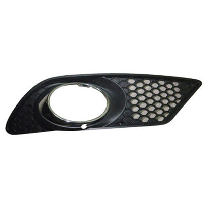 Replacement Black Chrome Passenger Side Front Outer Bumper Grille