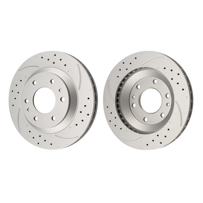 Drilled & Slotted Brake Kit for Chevrolet Trailblazer (2002–2005)