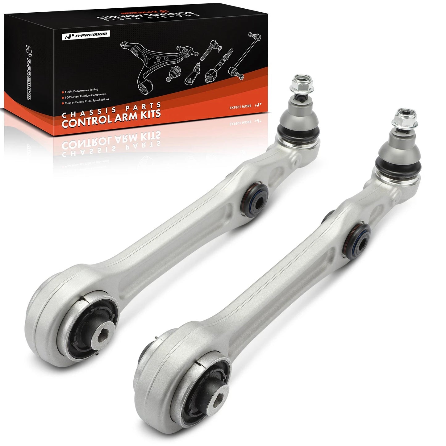 2X Front Lower Rearward Control Arm Ball Joint for Mercedes-Benz W212 (2009–2016)