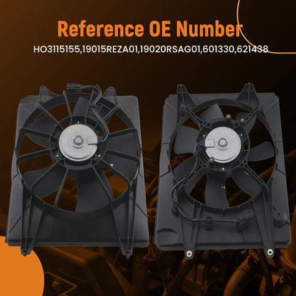 Cooling Fan Assembly for Honda CR-V 2.4L (2010–2016)