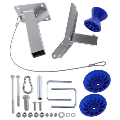 Boat Trailer Winch Stand with Roller for 3" x 4" Frames (2010–2020)