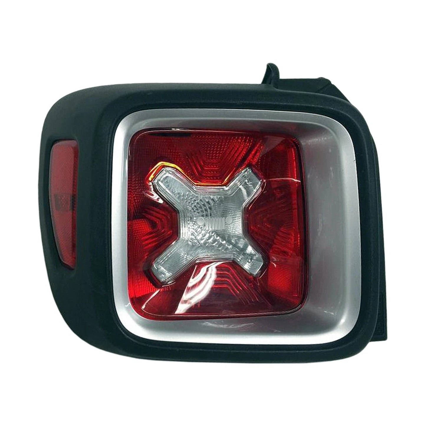 Driver Side Tail Light Assembly w/Chrome Bezel for 2015-2016 Jeep Renegade