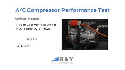 AC Compressor Replacement for Nissan Leaf with Heat Pump (2018–2020)