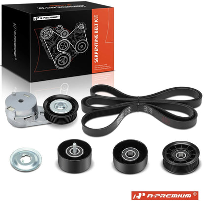 5X Serpentine Belt Drive Component Kit for Buick Terraza (2005–2008)