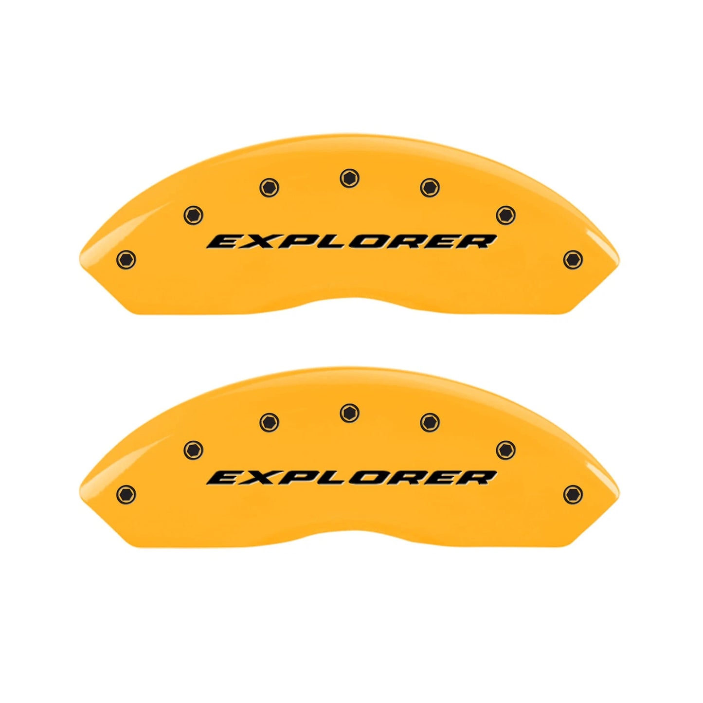 Caliper Covers Front Left Right Yellow for Ford Explorer (2006–2010) by MGP