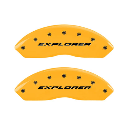 Caliper Covers Front Left Right Yellow for Ford Explorer (2006–2010) by MGP