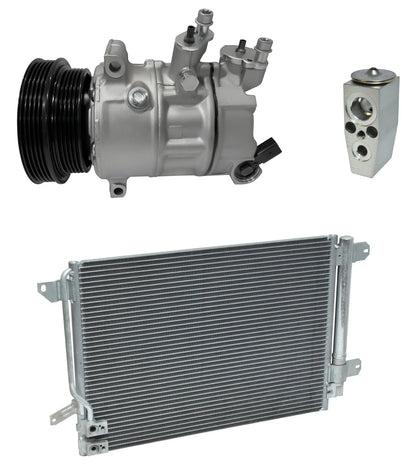 AC Compressor Kit With Condenser For Volkswagen Beetle 2.5L (2015–2019)