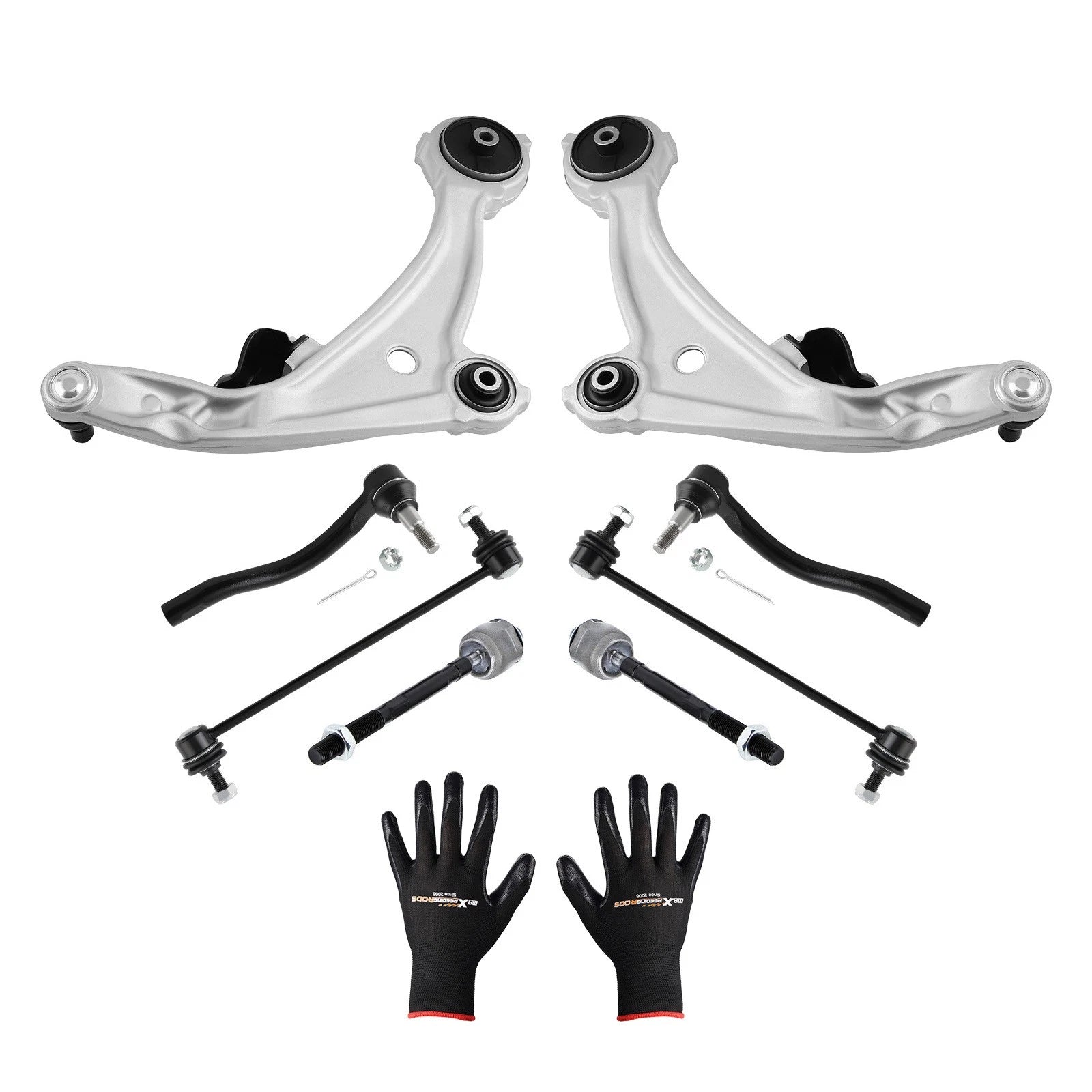 Front Suspension Control Arms and Sway Bar Links for Nissan Altima (2007–2013)