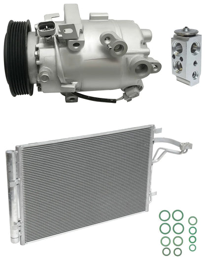 AC Compressor Kit With Condenser for Kia Soul 2.0L (2016–2019)