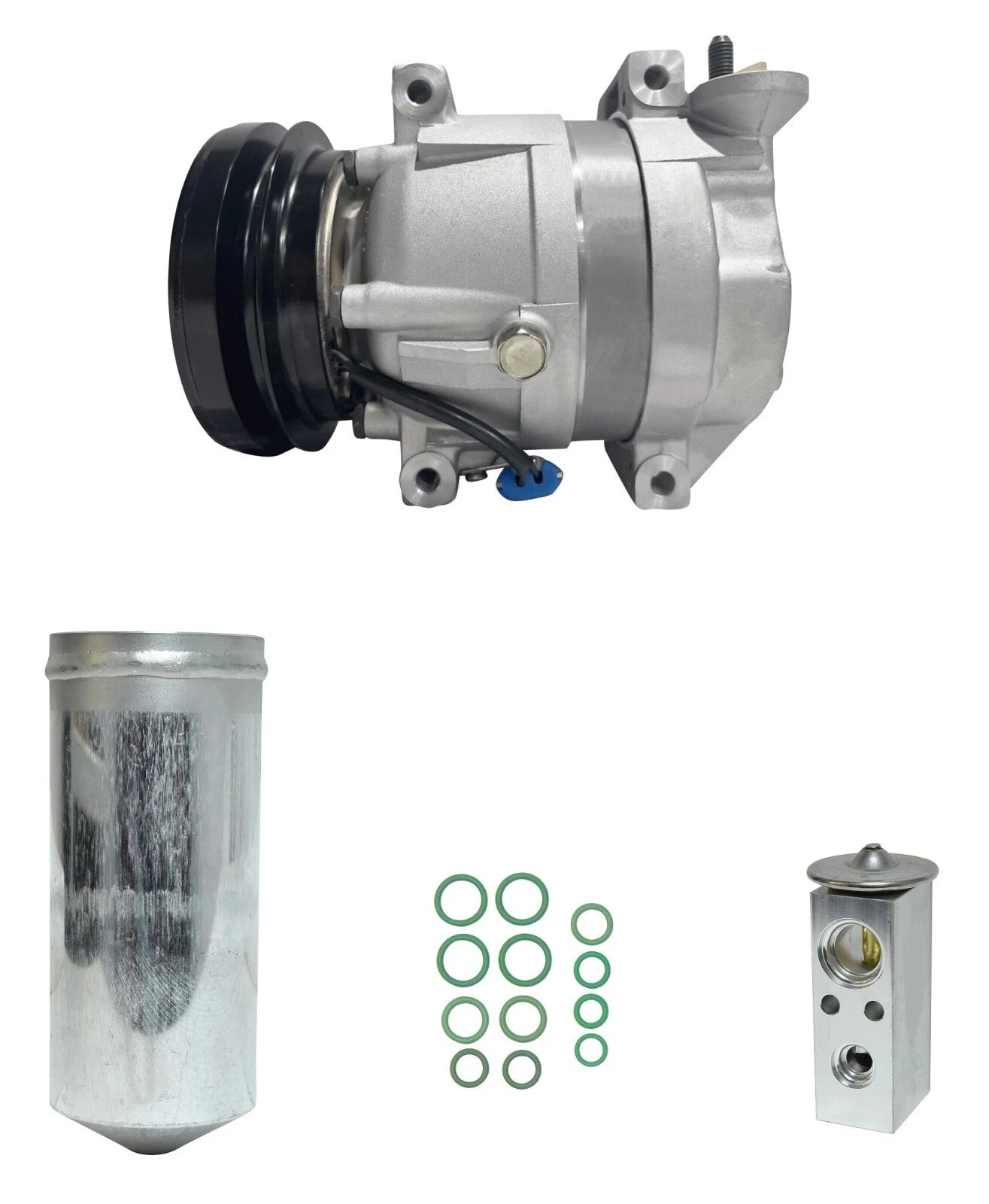 AC Compressor Kit Replacement for Daewoo Lanos 1.6L (2000–2002)