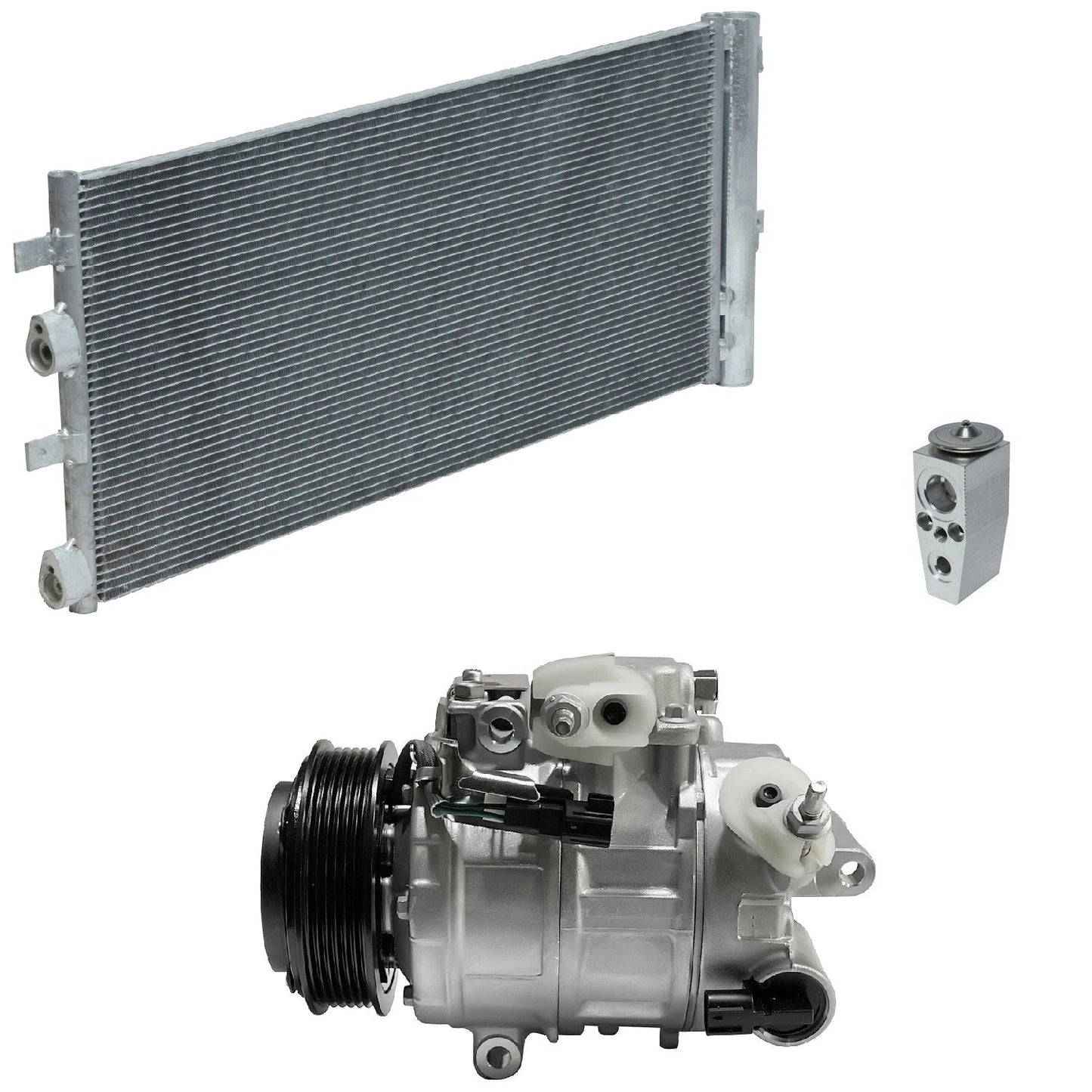 AC Compressor Kit W Condenser for Continental 3.7L (2018–2018)