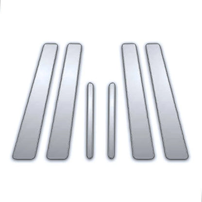 6Pc Chrome Pillar Post Covers Replacement for Pontiac Grand Prix (2004–2014)