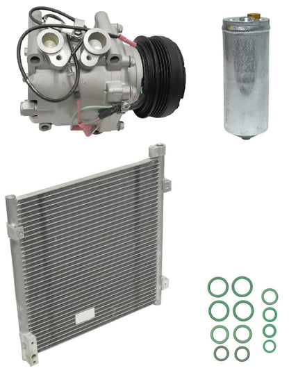 AC Compressor Kit with Condenser for Honda Civic 1.6L (1999–2000)