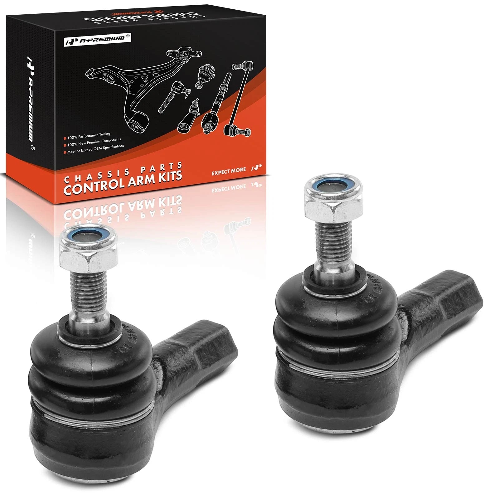 2X Front Outer Tie Rod End for Suzuki Verona (2004–2006)