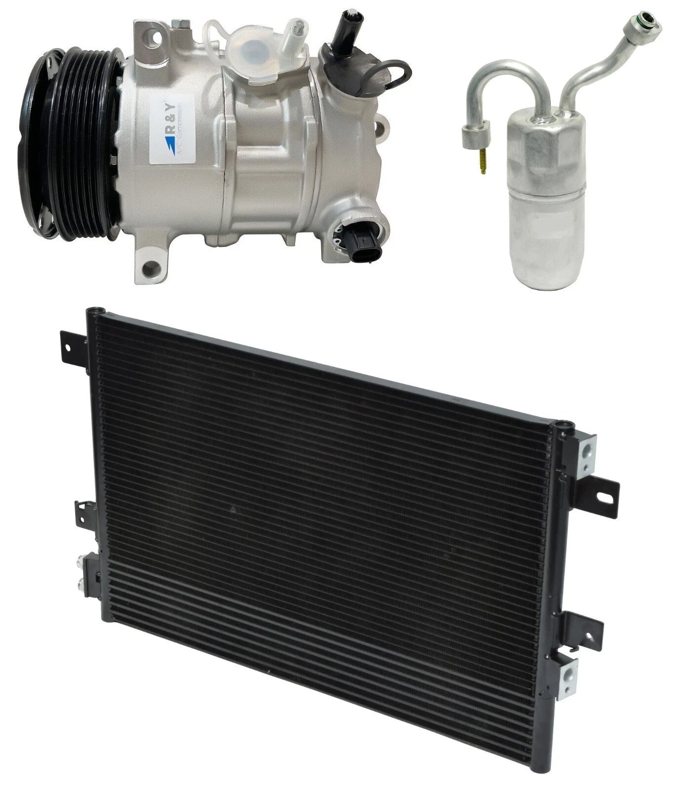A/C Compressor Kit With Condenser for Chrysler Sebring 3.5L (2007–2010)