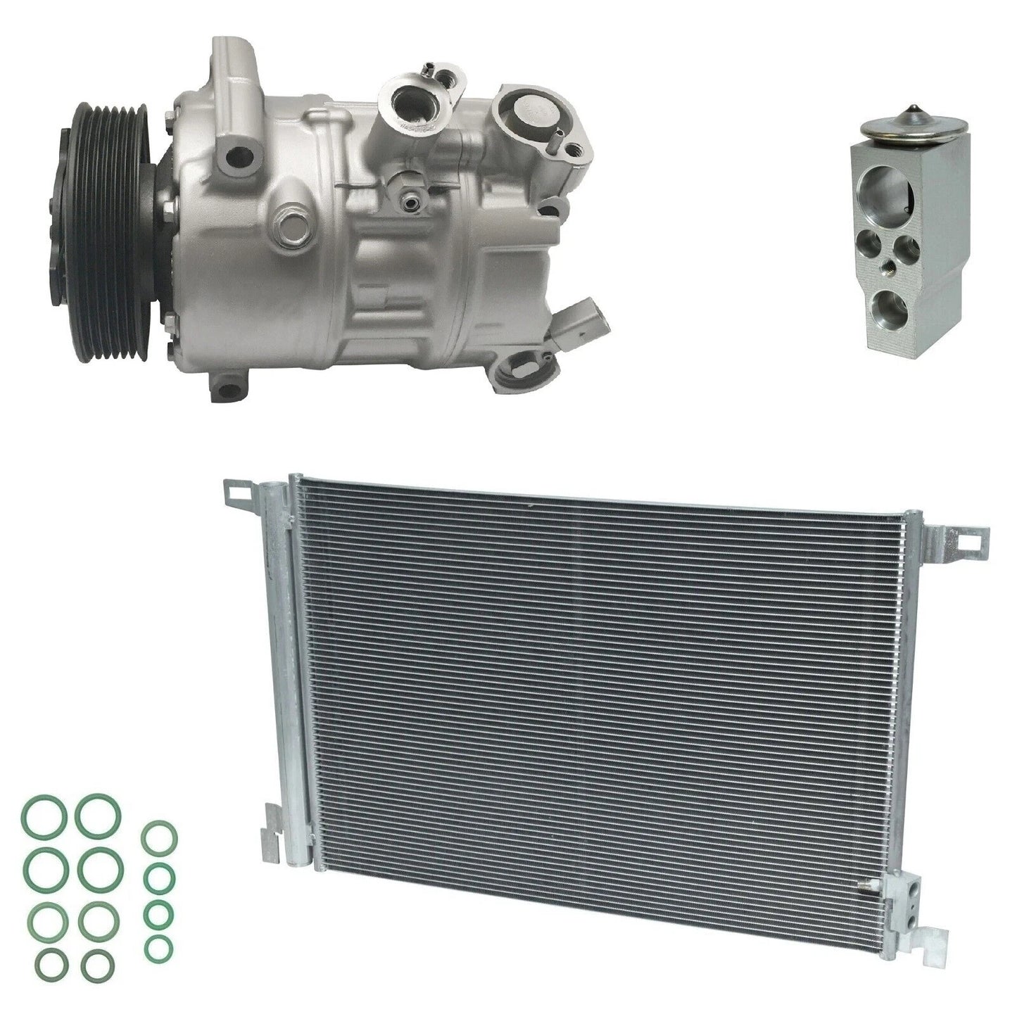 A/C Compressor Kit With Condenser for Audi Q7 3.0L (2017–2019)