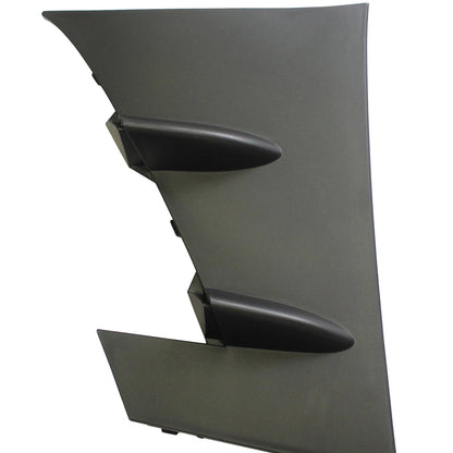 Front Driver Side Outer Bumper Cover Grille Replacement for Black Textured Polypropylene