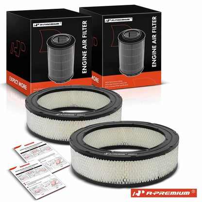 2X Engine Air Filter for Chevy Malibu (1967–1967) & Impala (1959–1966) C10 Suburban (1960–1966)