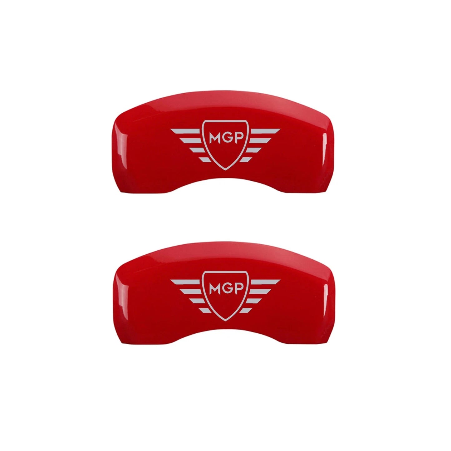Caliper Covers Set of 4 Red with Silver Logo for 2010–2017 Chevrolet Equinox