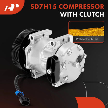 AC Compressor with Clutch for Mercedes-Benz GLA35 AMG (2021–2023)