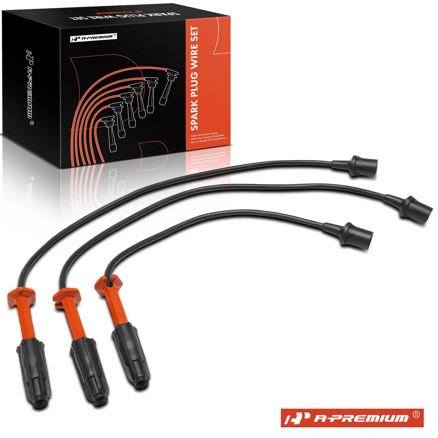 3Pcs Spark Plug Wire Set for Mercedes-Benz C280 E320 S320 SL320 (1994–1997)