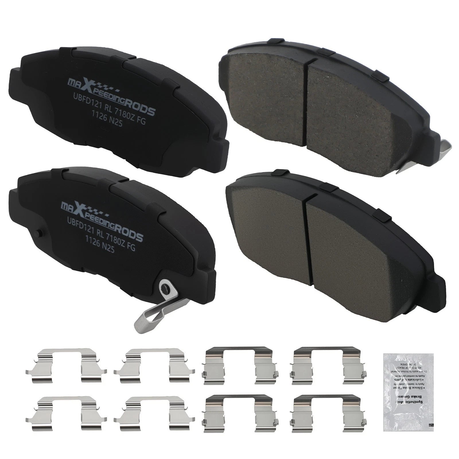 Front Ceramic Brake Pads for Honda Accord & Insight & Civic (1998–2014)