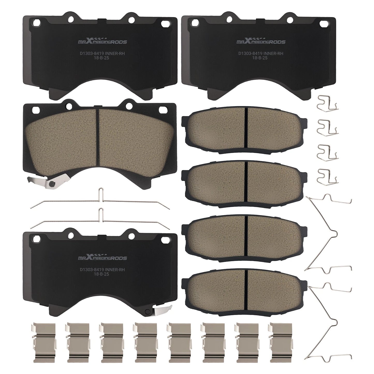 Complete Ceramic Brake Set for Toyota Tundra Sequoia (2008–2021)