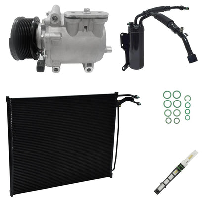 AC Compressor Kit with Condenser for Ford E-350 Super Duty (2003–2005)