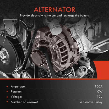 Alternator for Chevy Colorado GMC Canyon Isuzu i280 i350 (2004–2006)