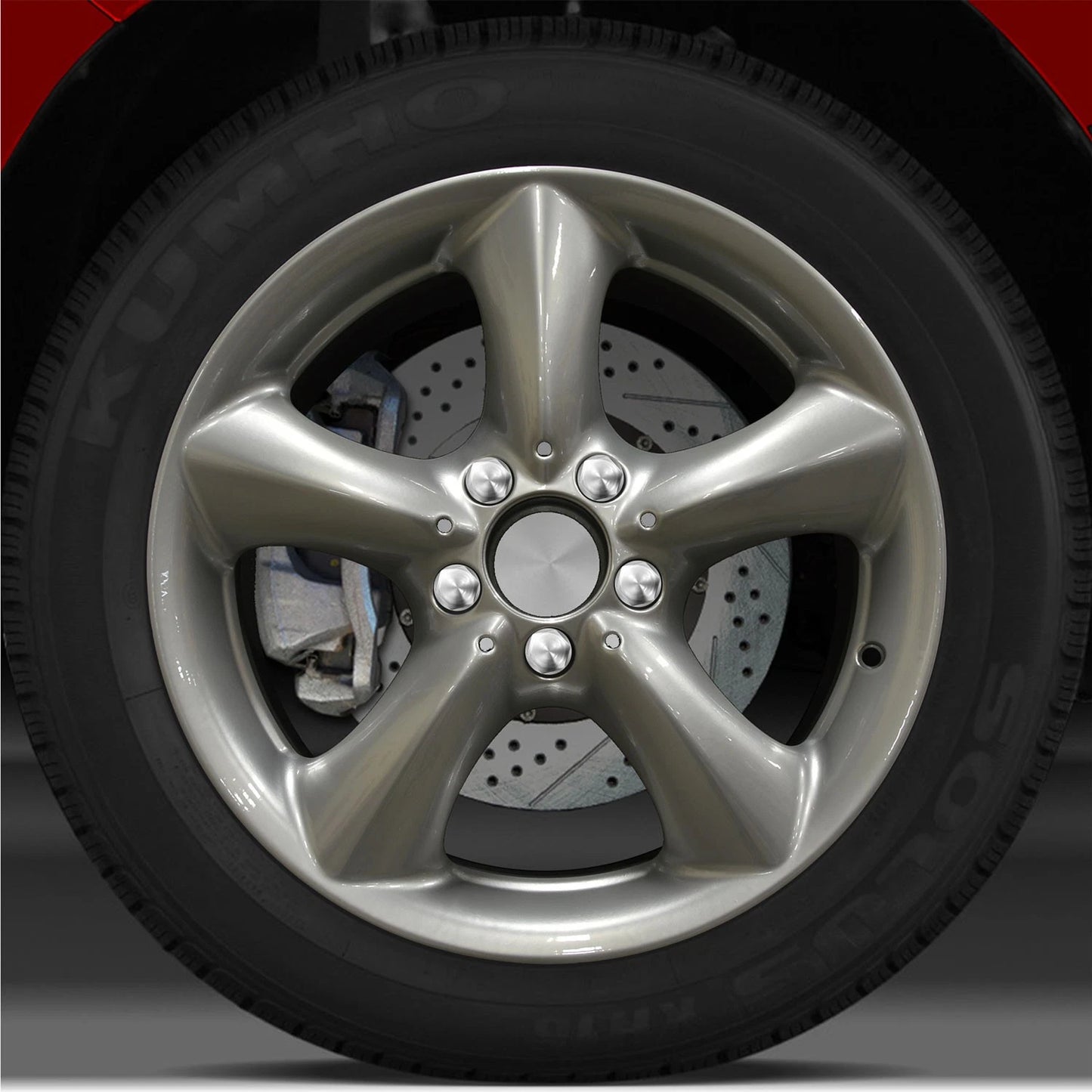 17x7.5 Factory Front Wheel (Hyper Bright Mirror Silver) For 2005 Mercedes CLK320