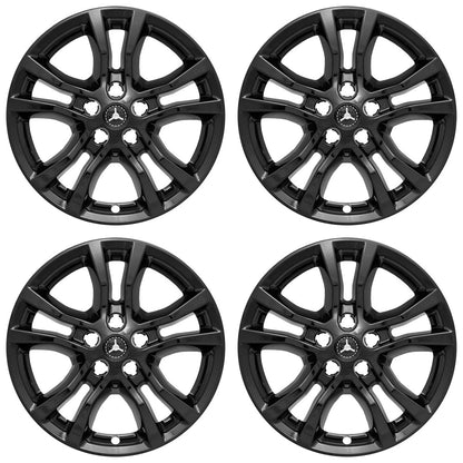 18" Gloss Black Wheel Skins for 2014-2015 Chevy Camaro - UQSK0244