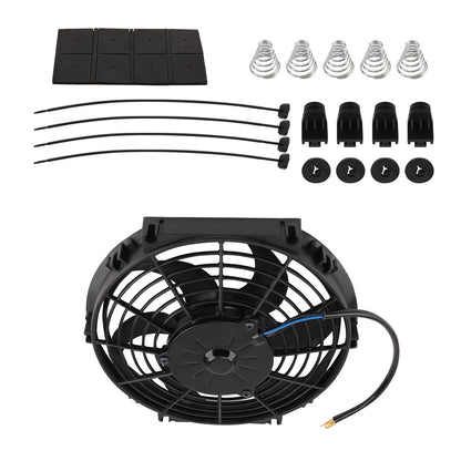 10" Electric Push-Pull Cooling Fan for Universal 12V (800–CFM, 80W) (2010–2025)