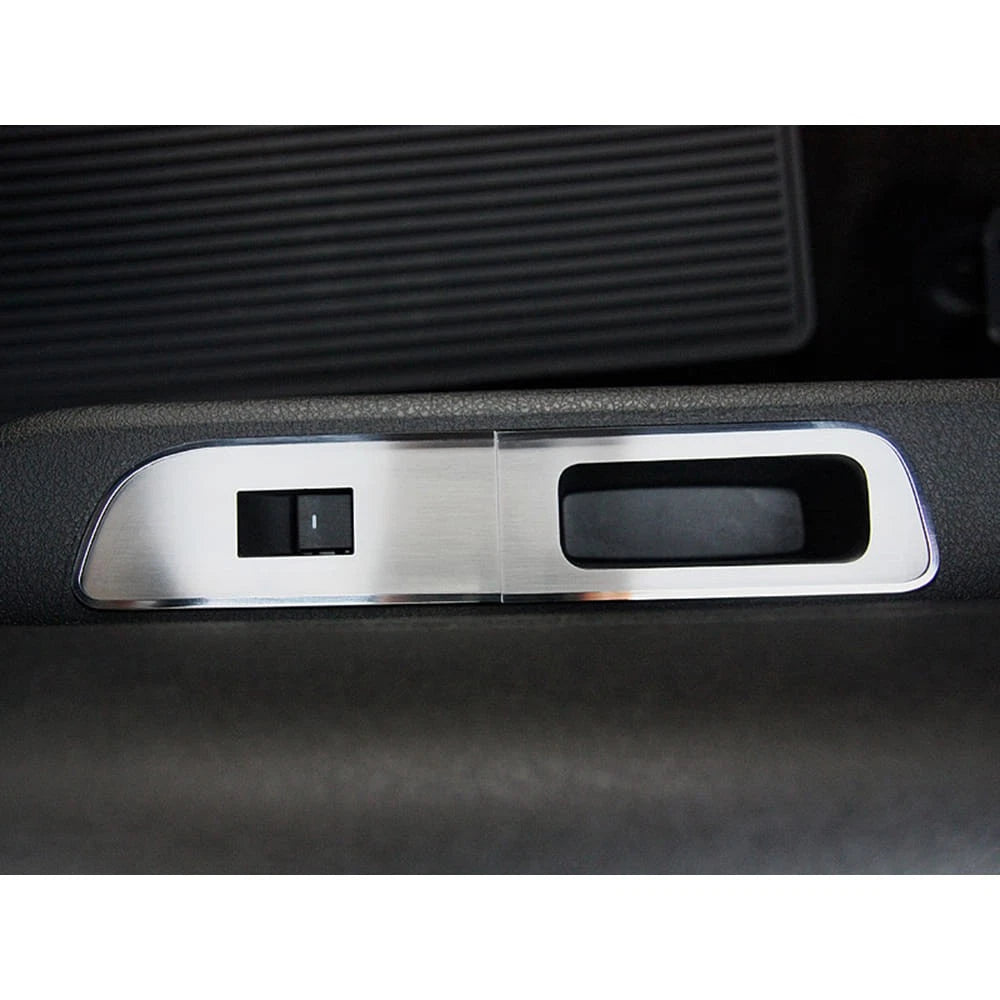 Brushed Stainless Door Arm Control Trim for 2010-2014 Ford F-150 Raptor
