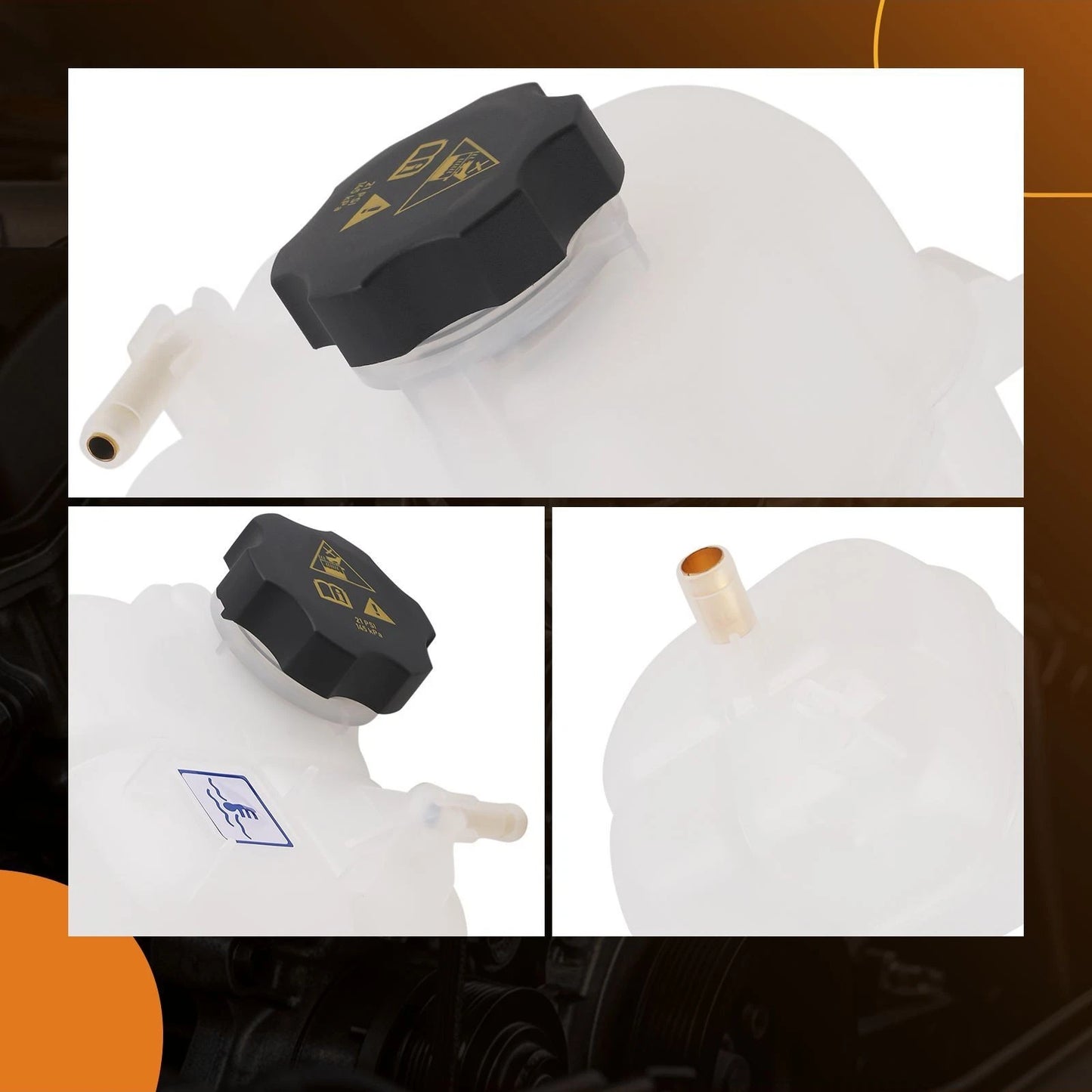Engine Coolant Overflow Tank for Chrysler 200 and Jeep Cherokee (2014–2018)