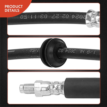 2X Front Brake Hydraulic Hose for Mercedes-Benz C350 (2009)